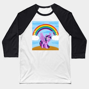 little pony with a rainbow Baseball T-Shirt